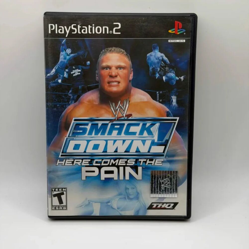 WWE SmackDown Here Comes the Pain / PlayStation 2 PS2 / CIB / TESTED